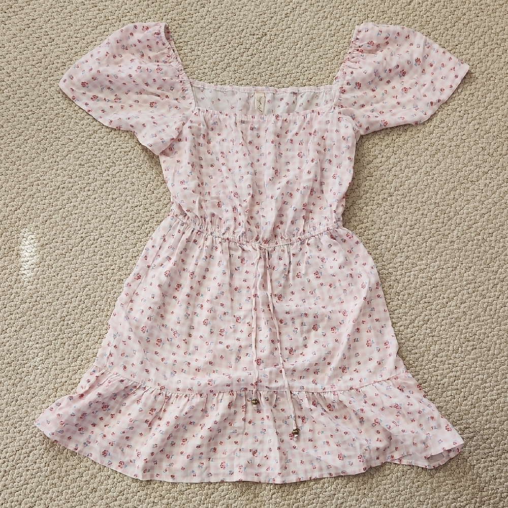 Bebop Floral Pink Kids Dress